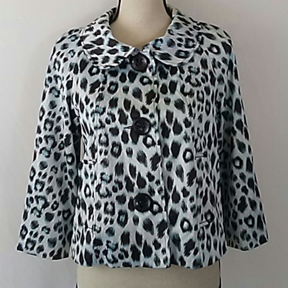 Vertigo Paris Medium Leopard Print Jacket